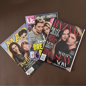 TWILIGHT SAGA MAGAZINES - 3 MAGS